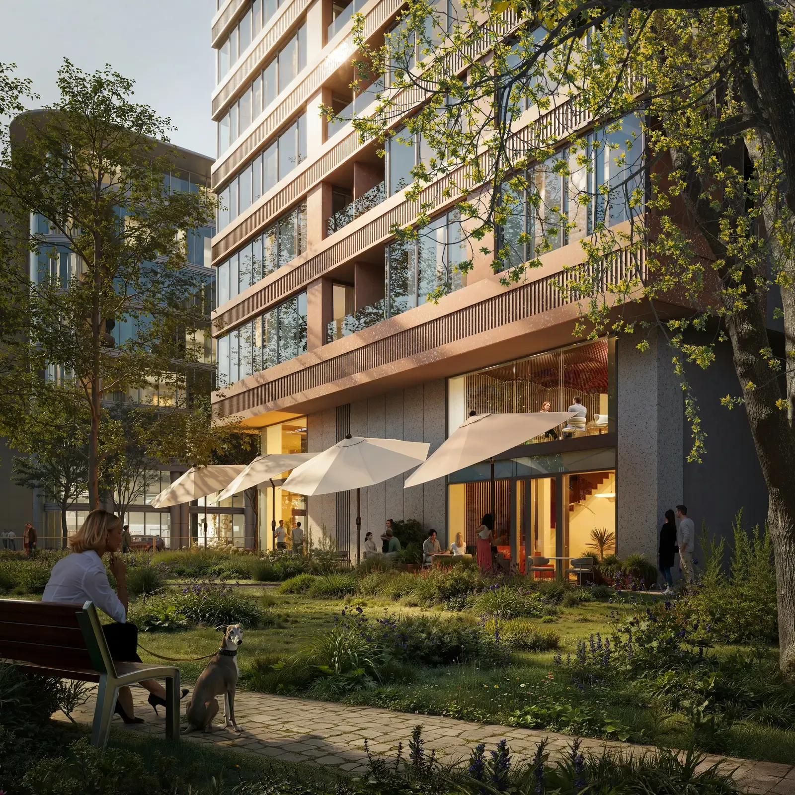 Wizualizacja, Apartamenty Flare, Grzybowska