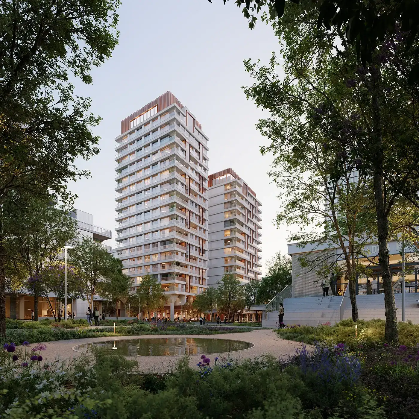 Wizualizacja zewnętrzna - Apartamenty Gutenberga