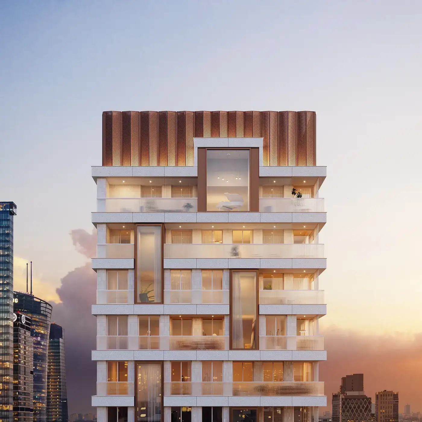 Wizualizacja zewnętrzna - Apartamenty Gutenberga